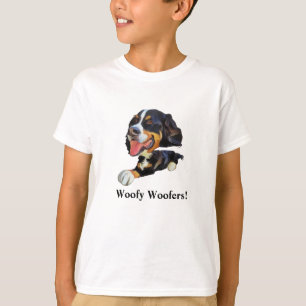 Camiseta T-Shirt Engraçado Bernese Mountain Dog Boys