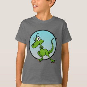 CAMISETA T-SHIRT ENGRAÇADO BONITO DO GRÁFICO DO DINOSSAUR