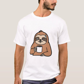 Camiseta T-Shirt Engraçado Café | Meu Espírito Animal é um