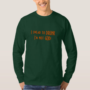 Camiseta T-Shirt Engraçado com Dia de São Patrício Verde de