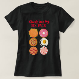 Camiseta T-Shirt Engraçado com Seis Pacotes