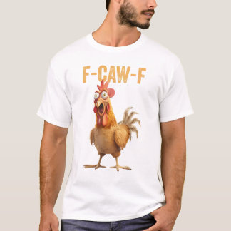 Camiseta T-Shirt Engraçado: Corvo Raven Sassy F-Caw