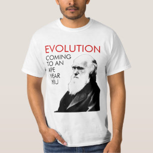 Camiseta T-shirt engraçado da evolução
