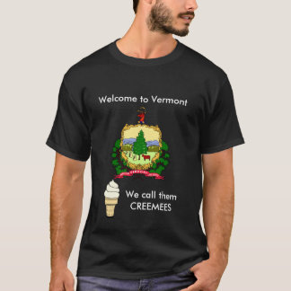 Camiseta T-shirt engraçado da piada de Vermont