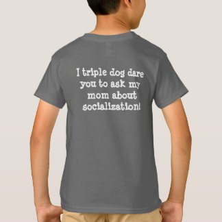 Camiseta T-shirt engraçado da socialização de Homeschool