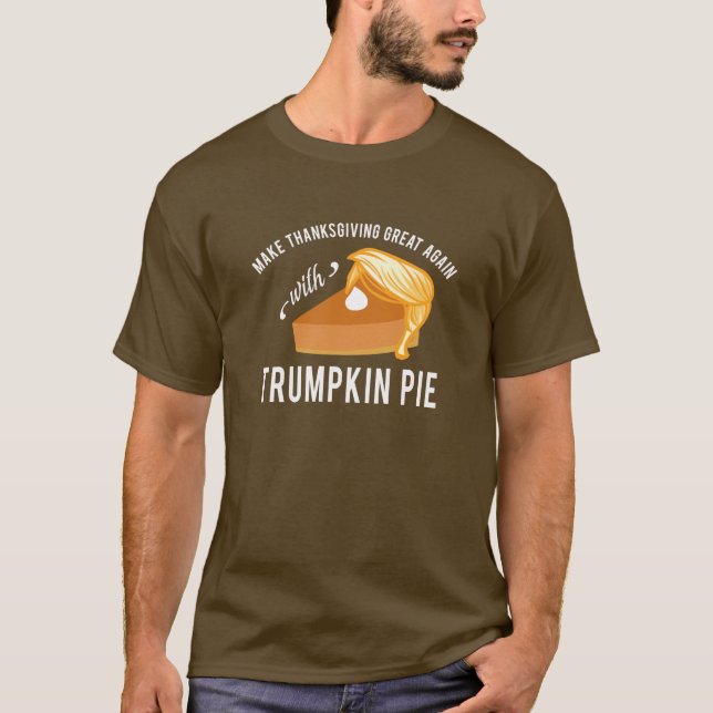 Camiseta T-shirt engraçado da torta de Trumpkin da acção de (Frente)