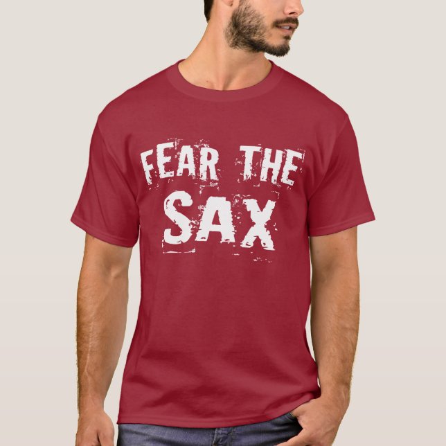 Camiseta T-shirt engraçado das citações do saxofone (Frente)