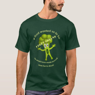 Camiseta T-shirt engraçado das citações do vegetariano