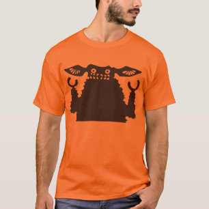 Camiseta T-shirt engraçado das orelhas do monstro de Kaiju