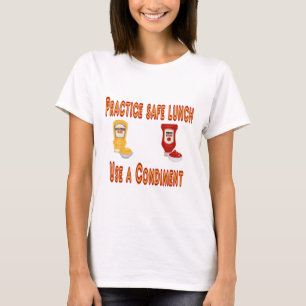 Camiseta T-Shirt Engraçado de Almoço
