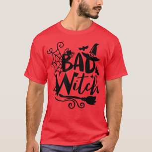 Camiseta T-Shirt Engraçado de Bruxa Má