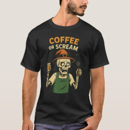 Camiseta T-Shirt Engraçado de Café