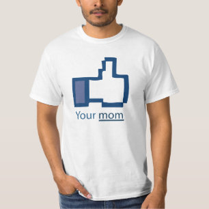 Camiseta T-shirt engraçado de Facebook