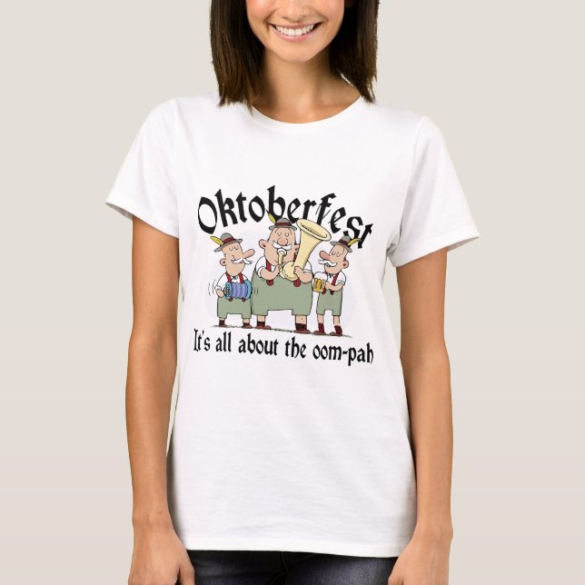 Camiseta T-shirt engraçado de Oktoberfest (Frente)