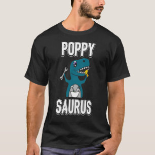 Camiseta T-shirt engraçado de Saurus da papoila - dia de