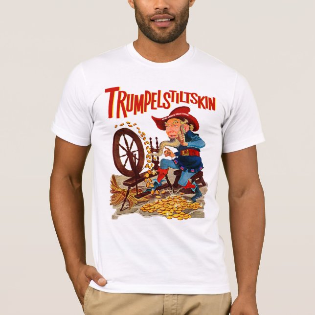 Camiseta T-shirt engraçado de Trumpelstiltskin Donald Trump (Frente)