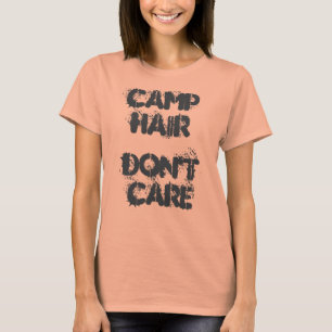 Camiseta T-shirt engraçado do acampamento