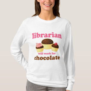Camiseta T-shirt engraçado do bibliotecário