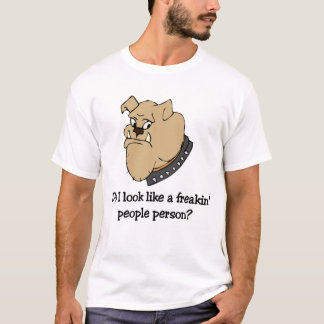 Camiseta T-shirt engraçado do buldogue