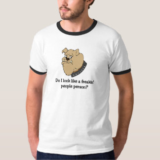 Camiseta T-shirt engraçado do buldogue