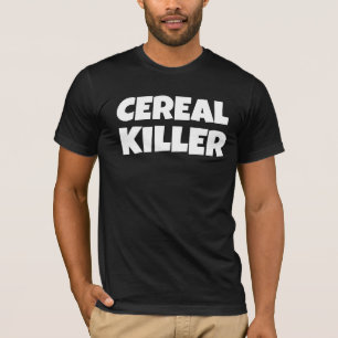 Camiseta T-Shirt Engraçado do CEREAL KILLER