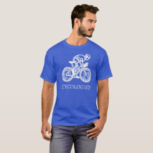 Camiseta T-shirt engraçado do ciclista