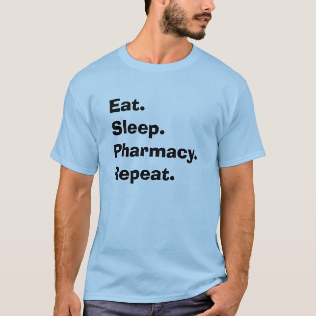 Camiseta T-shirt engraçado do farmacêutico (Frente)
