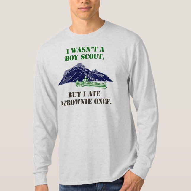 Camiseta T-shirt engraçado do filme, eu não era um (Frente)