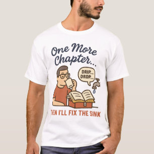Camiseta T-Shirt Engraçado Do Livro - Mais Um Capítulo