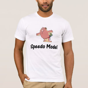 Camiseta T-shirt engraçado do modelo do Speedo