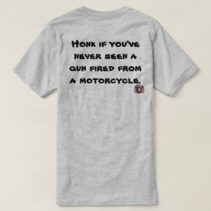Camiseta T-shirt engraçado do motociclista
