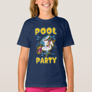 Camiseta T-Shirt engraçado do Partido da Piscina Unicórn