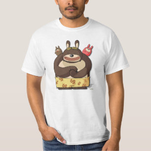 Camiseta T-shirt engraçado do personagem de desenho animad