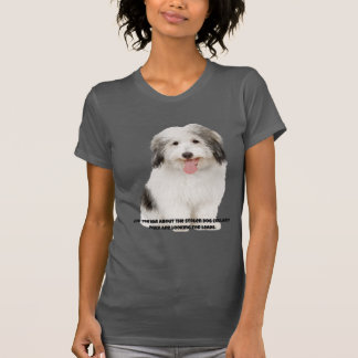Camiseta T-shirt Engraçado Dog Impressão - Ouviste falar de