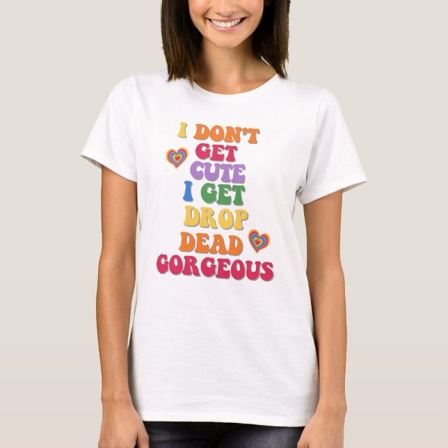 Camiseta T-Shirt Engraçado e Bonito Orgulho LGBT Mês (Frente)