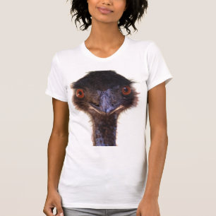 Camiseta T-Shirt Engraçado Emu - Fotografia Animal Quirky