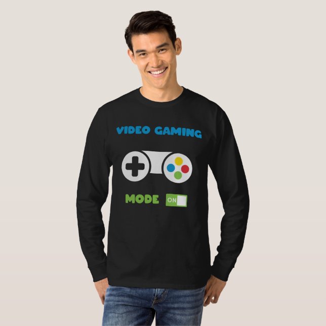 Camiseta T-Shirt Engraçado Gamer Gaming (Frente Completa)