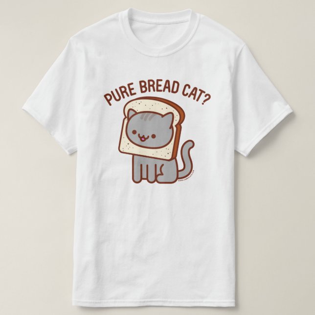 Camiseta T-Shirt Engraçado - "GATO Pura PÃO"? (Frente do Design)