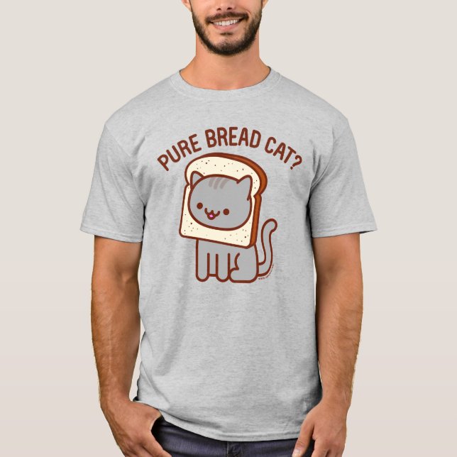 Camiseta T-Shirt Engraçado - "GATO PURE PASSOU"? (Frente)