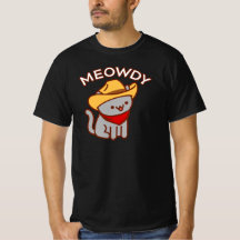 T-Shirt Engraçado - "MEOWDY"