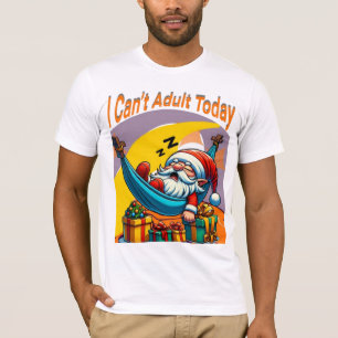 Camiseta T-Shirt Engraçado - Não posso adultar hoje