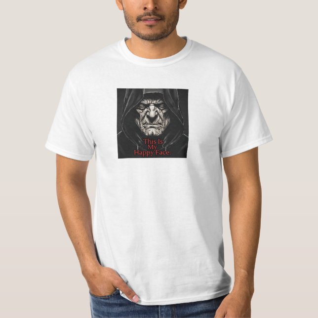 Camiseta T-Shirt Engraçado - Não uma Pessoa Manhã! (Frente)