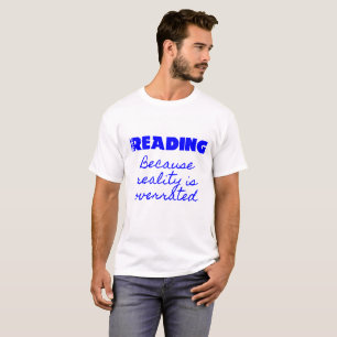 Camiseta T-Shirt Engraçado - Obrigação para bibliófilos