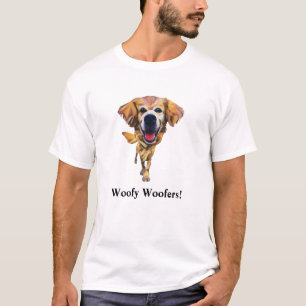 Camiseta T-Shirt Engraçado Ouro Retriever