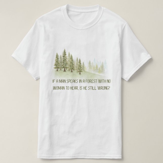 Camiseta T-Shirt engraçado para homens (Frente do Design)