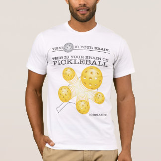 Camiseta T-Shirt Engraçado Pickleball