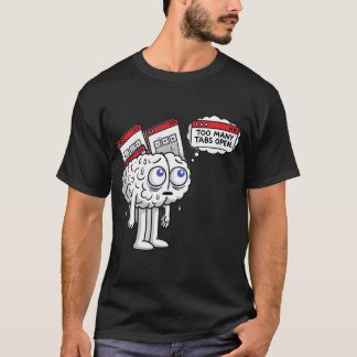 Camiseta T-Shirt Engraçado Sobrecarga cerebral