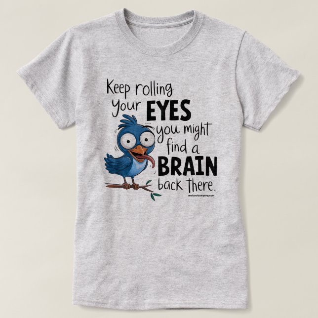 Camiseta T-Shirt Engraçado - Teto Gráfico Sarcástico (Frente do Design)