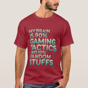 Camiseta T-shirt engraçados do Gamer das citações para n
