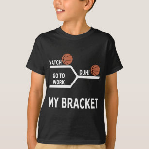 Camiseta T-shirt engraçados do suporte do basquetebol da